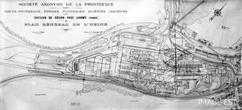 Plan de l'usine de la Providence (Réhon)